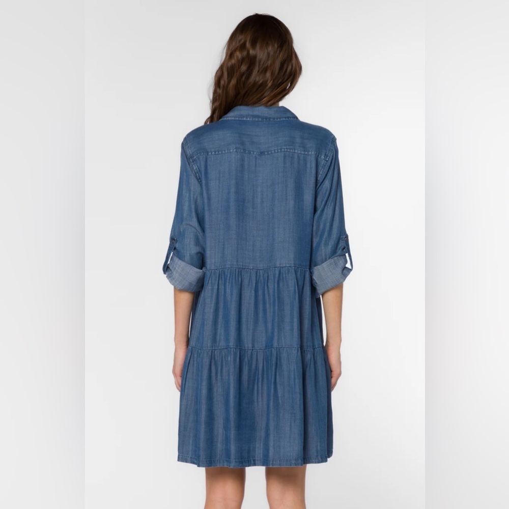 NWOT Velvet Heart BREE BLUE DRESS - Picture 3 of 6